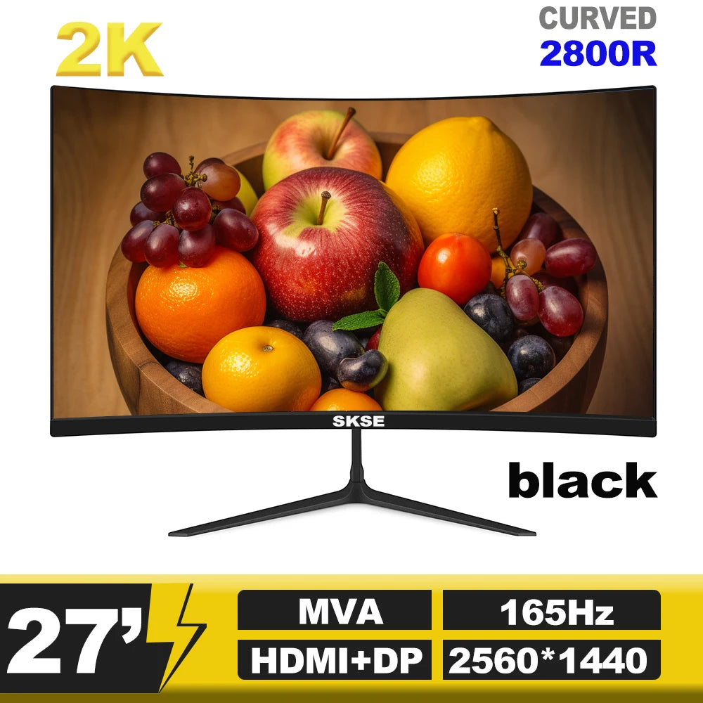 شاشة SKSE 27 بوصة 2K شاشة عرض 165 هرتز